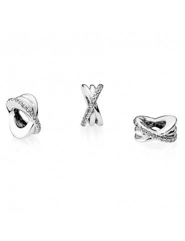 Charm Separador Pandora Plata Galaxia 791994CZ