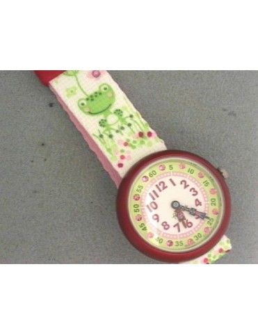 RELOJ FLIK FLAK FLOWERS + FROGS ZFBN048