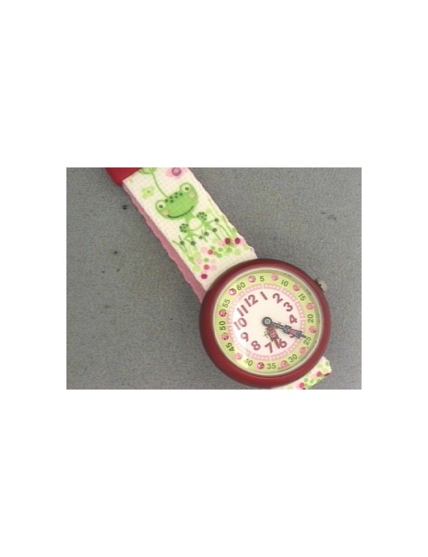 RELOJ FLIK FLAK FLOWERS + FROGS ZFBN048