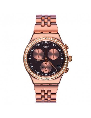 Reloj Swatch Mujer Precious Rose Cronógrafo YCG414G