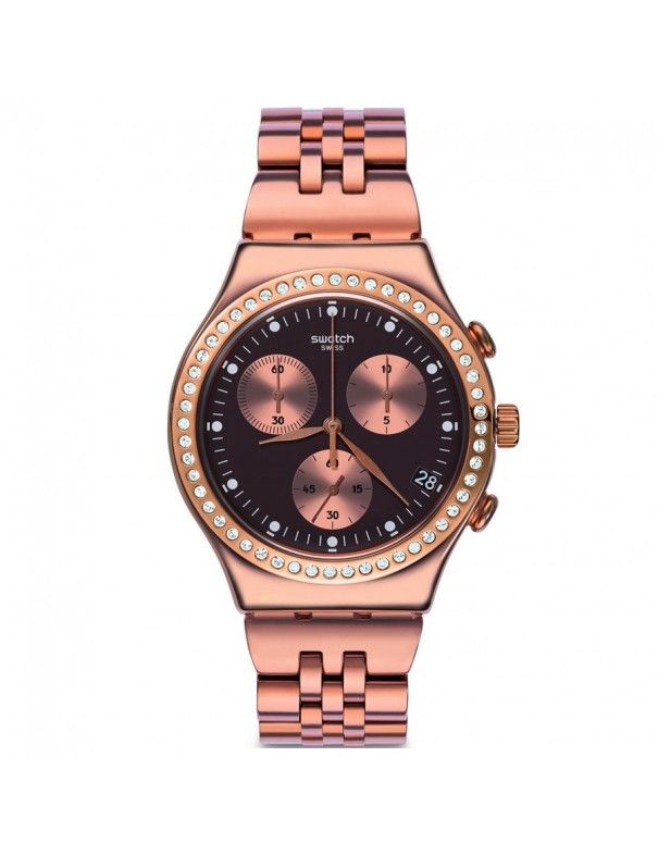 Reloj Swatch Mujer Precious Rose Cronógrafo YCG414G