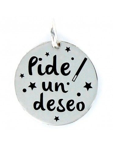 Colgante Plata Mujer Pide un deseo 9094999