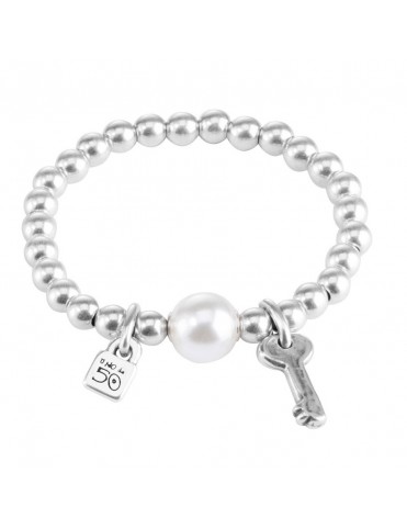 Pulsera Uno de 50 Metal Mujer Llavestruz  PUL1523BPLMTL0M