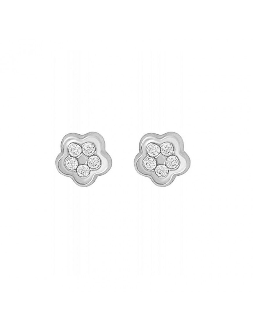 Pendientes Oro Blanco Niña 41B1301