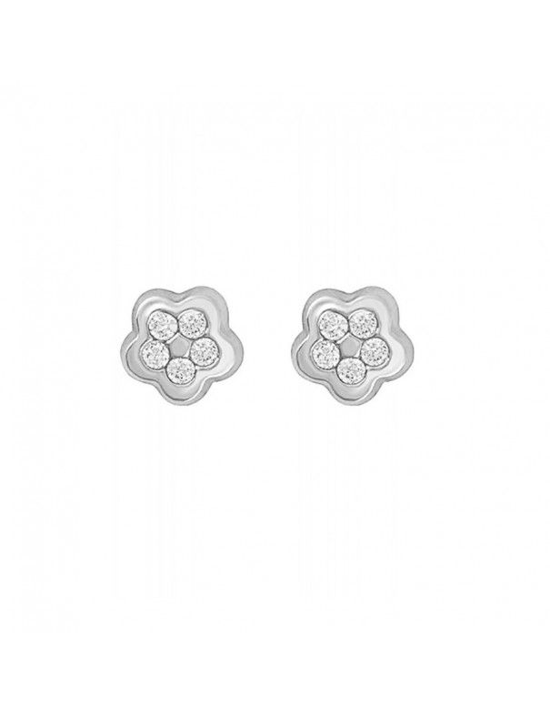 Pendientes Oro Blanco Niña 41B1301