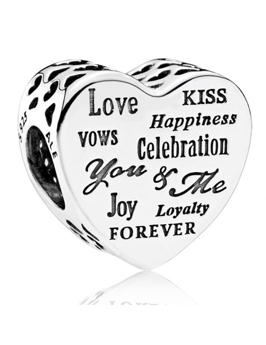 Charm Pandora Plata Corazón de Celebración 792060