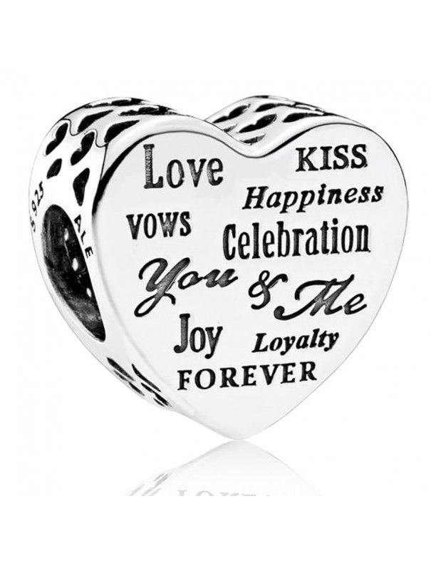 Charm Pandora Plata Corazón de Celebración 792060
