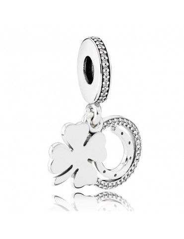 Charm Pandora Plata y circonitas Buena Suerte 792089CZ