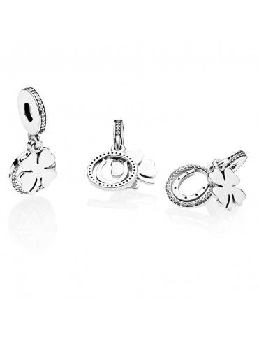 Charm Pandora Plata y circonitas Buena Suerte 792089CZ