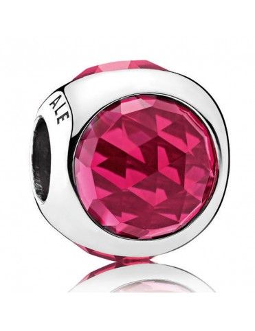 Charm Pandora Plata y circonita Gota Radiante Cereza 792095NCC
