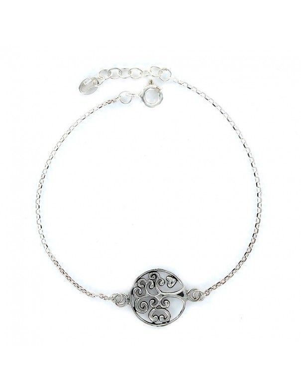 Pulsera Plata Mujer Árbol de la Vida 9096583