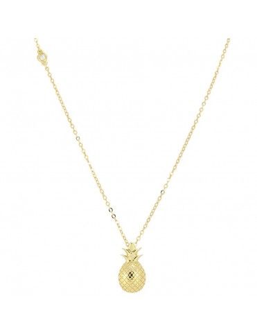 Collar Anartxy Acero mujer Piña Tropical COA378