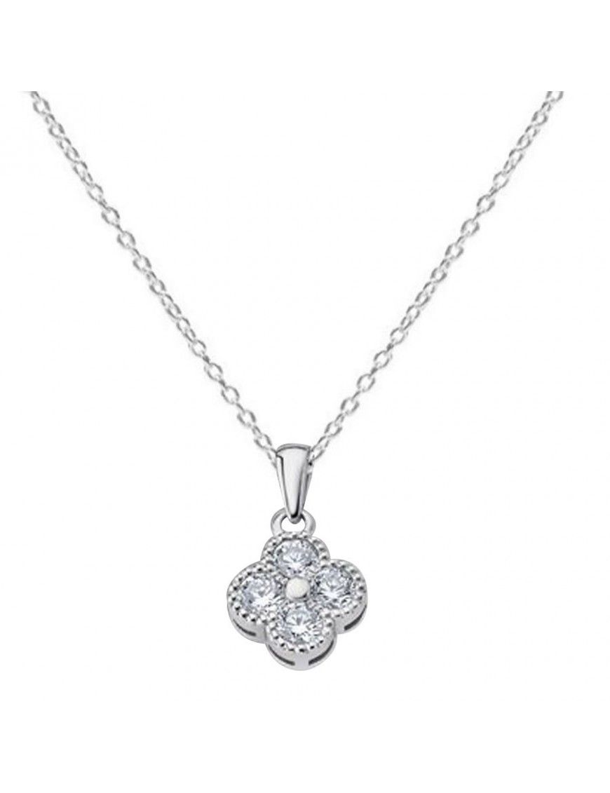 Collar Lotus Silver Plata Mujer LP1612-1/1