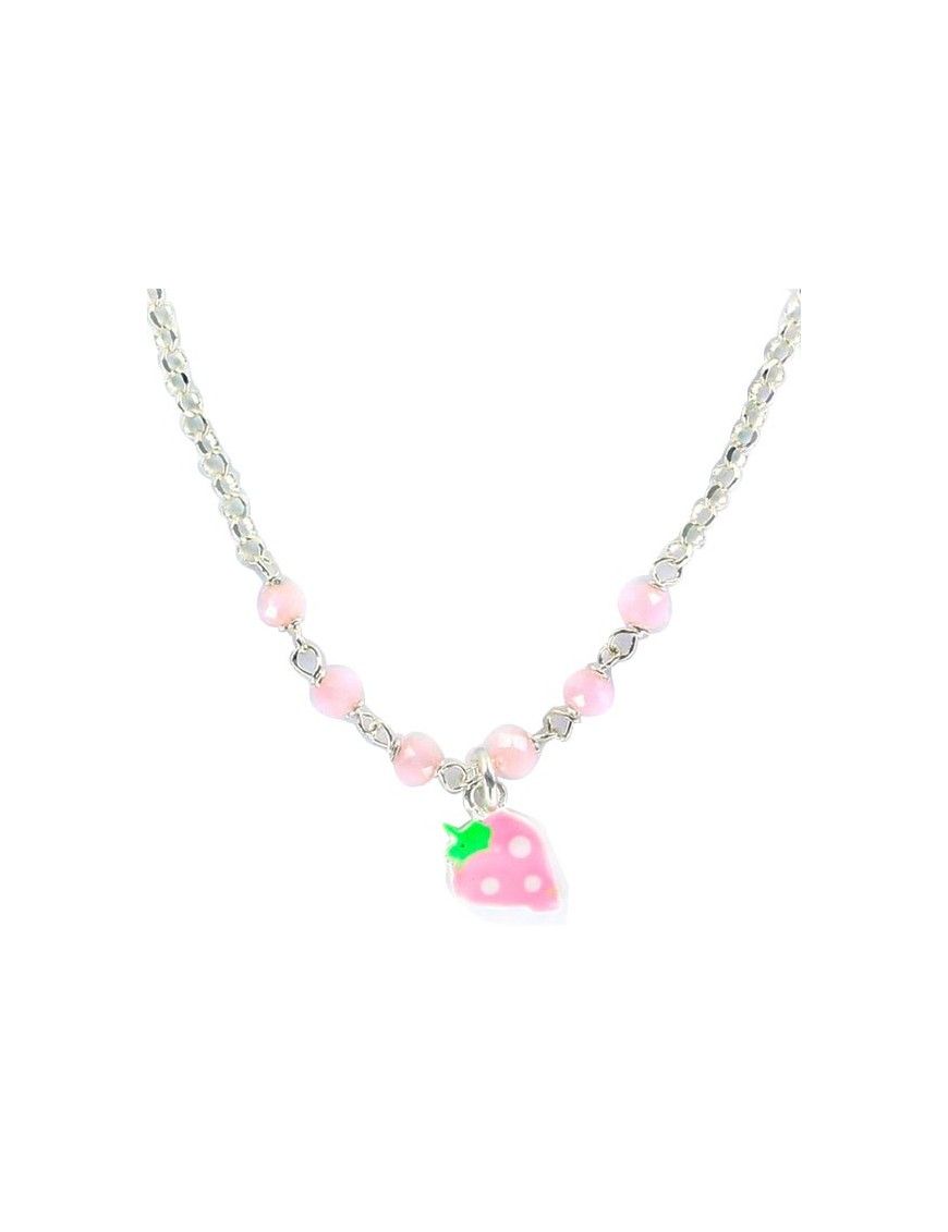 Collar Plata Niña Fresa 9097257