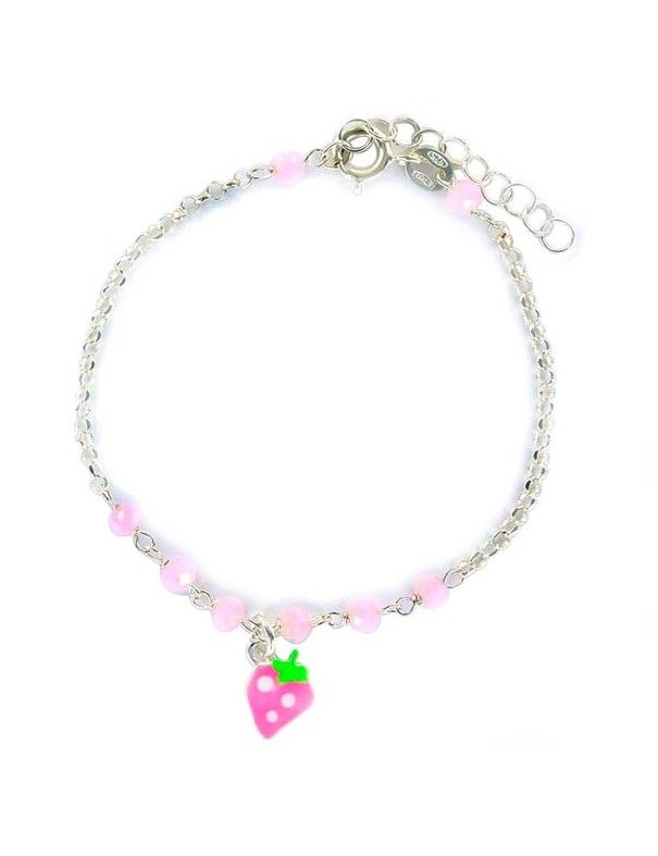 Pulsera Plata Niña Fresa 9097256
