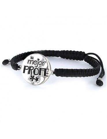 Pulsera Plata Mujer Mejor Profe 9094311