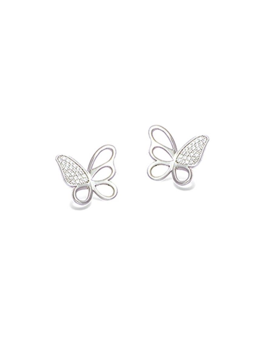 Pendientes Plata Mujer Mariposa 21EP048CZ