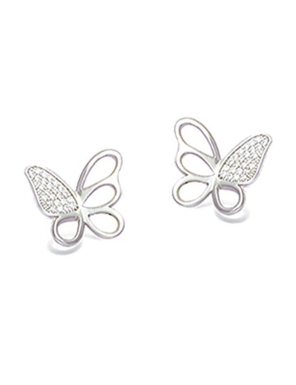 Pendientes Plata Mujer Mariposa 21EP048CZ
