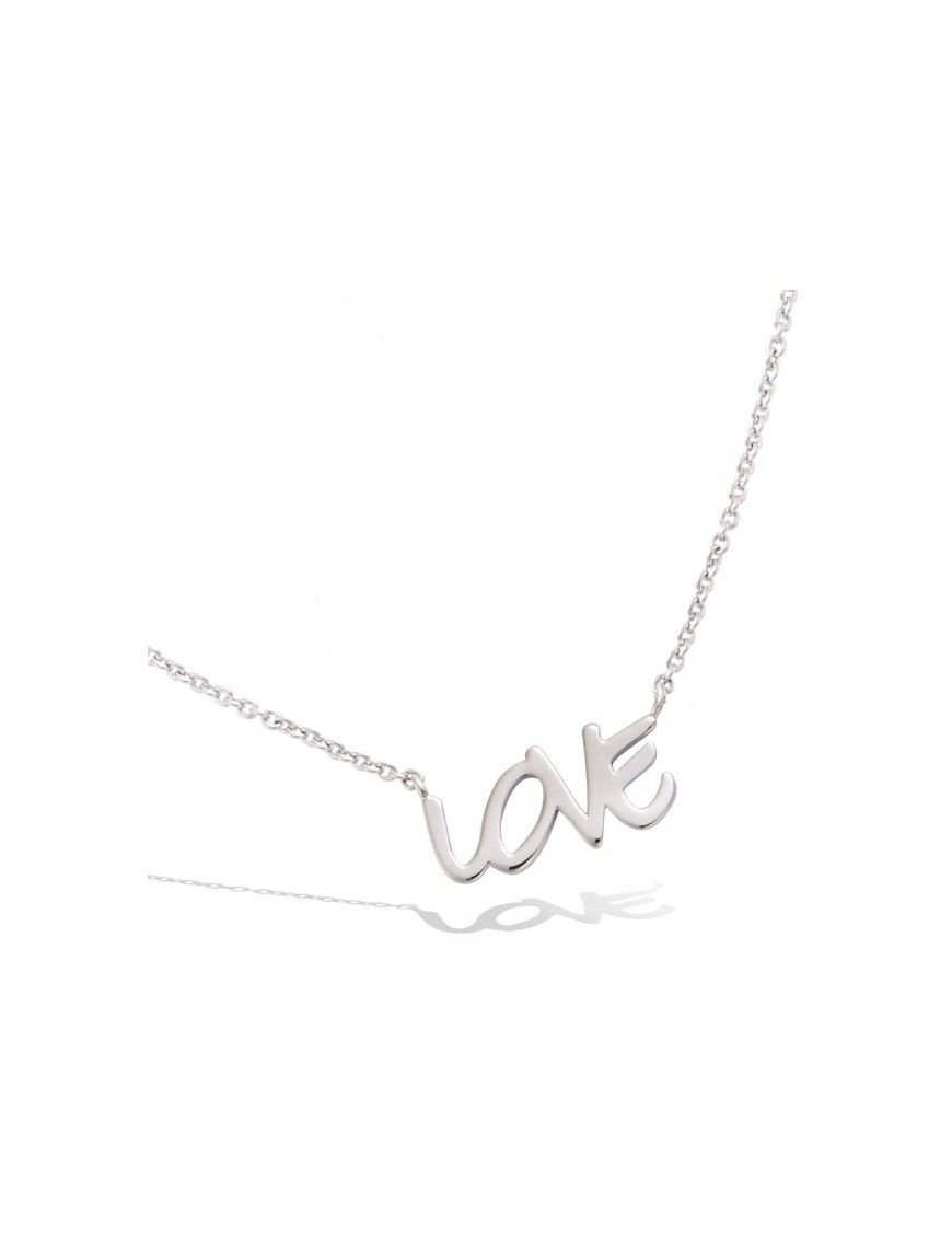 Collar Plata Mujer Love 51EU0770