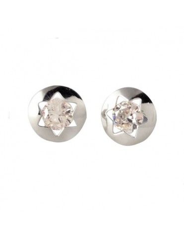Pendientes Oro Blanco 18Kts Niña 61B1261/2