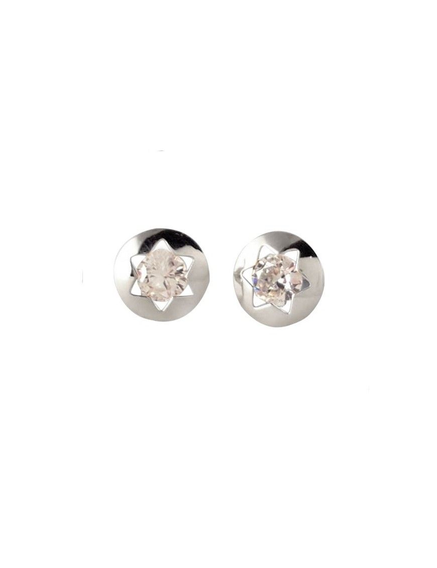Pendientes Oro Blanco 18Kts Niña 61B1261/2
