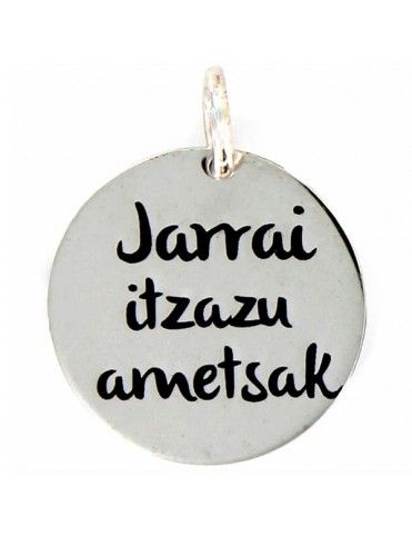 Colgante Plata Jarrai itzazu ametsak 9096345