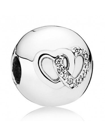 Clip Pandora Corazones Enlazados 792150CZ