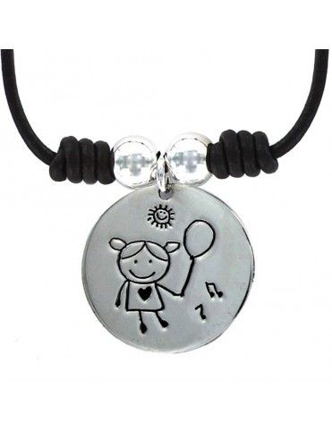 Collar Plata Mujer Niña 9087306