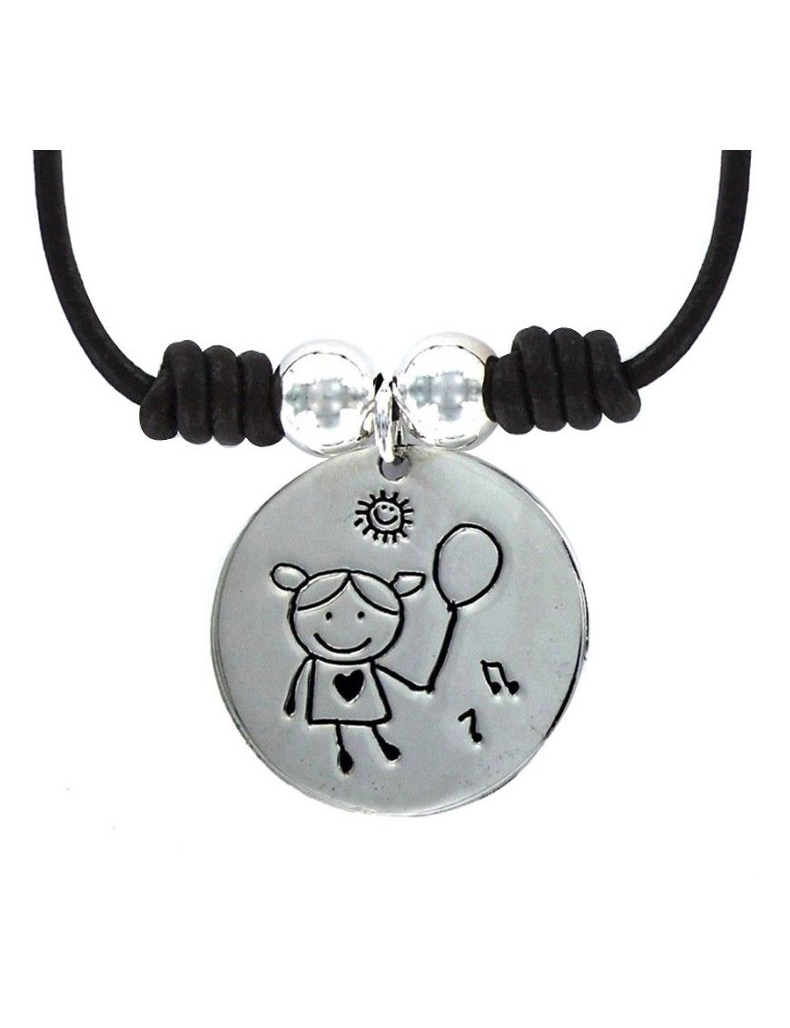 Collar Plata Mujer Niña 9087306