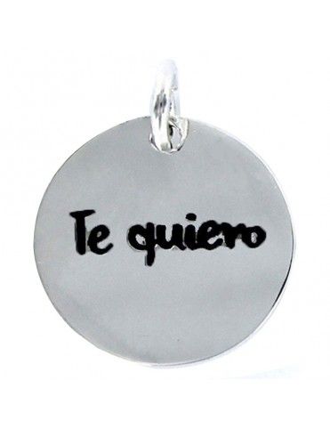 Colgante plata Mujer Te quiero 9088079