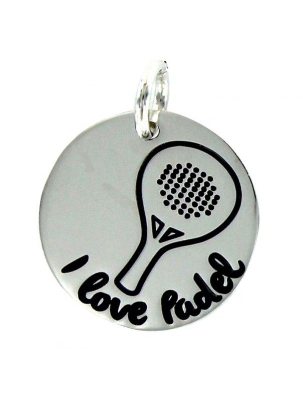 Colgante plata Mujer I love Padel 9089848