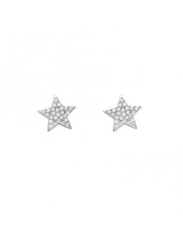 Pendientes Plata Estrella mujer 21ET043CZ