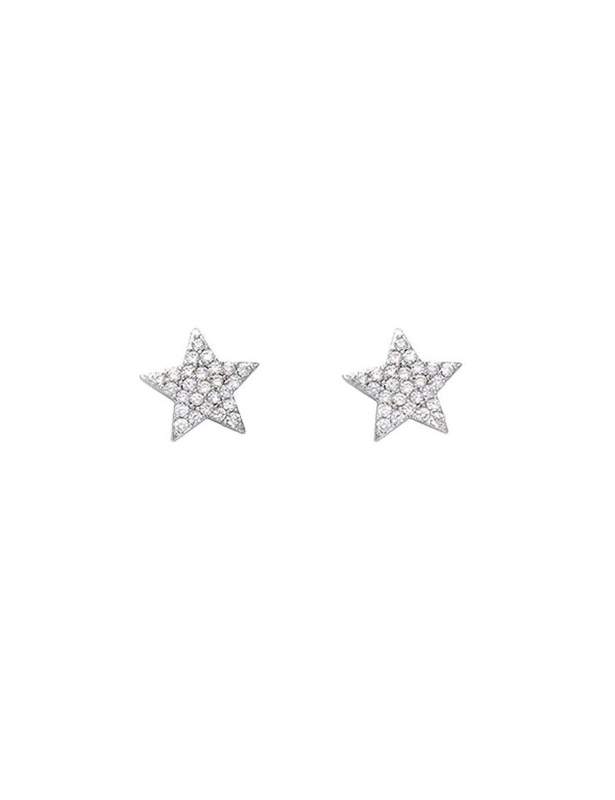 Pendientes Plata Estrella mujer 21ET043CZ