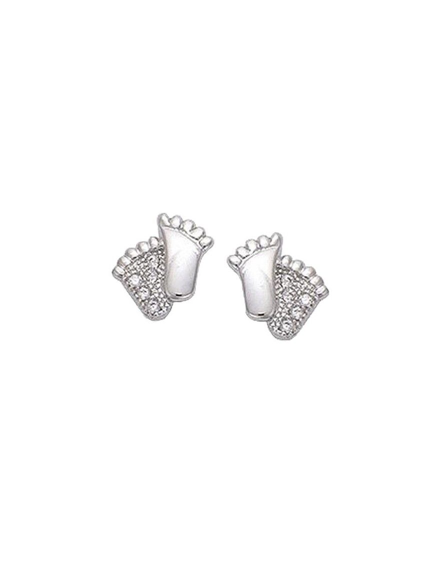 Pendientes Plata Pies mujer 21ET163CZ