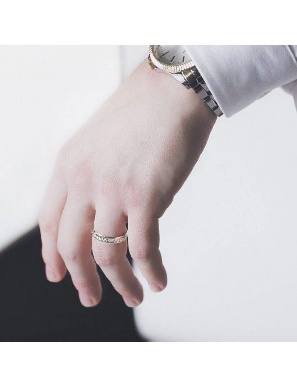 Alianza Oro bicolor 18K 18-5240108