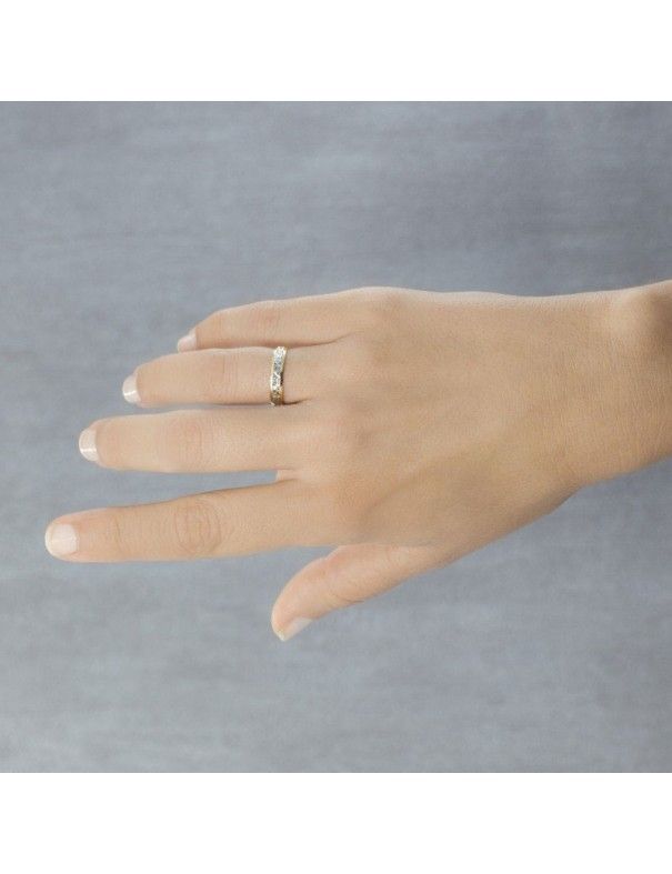 Alianza Oro bicolor 18K 18-5240108