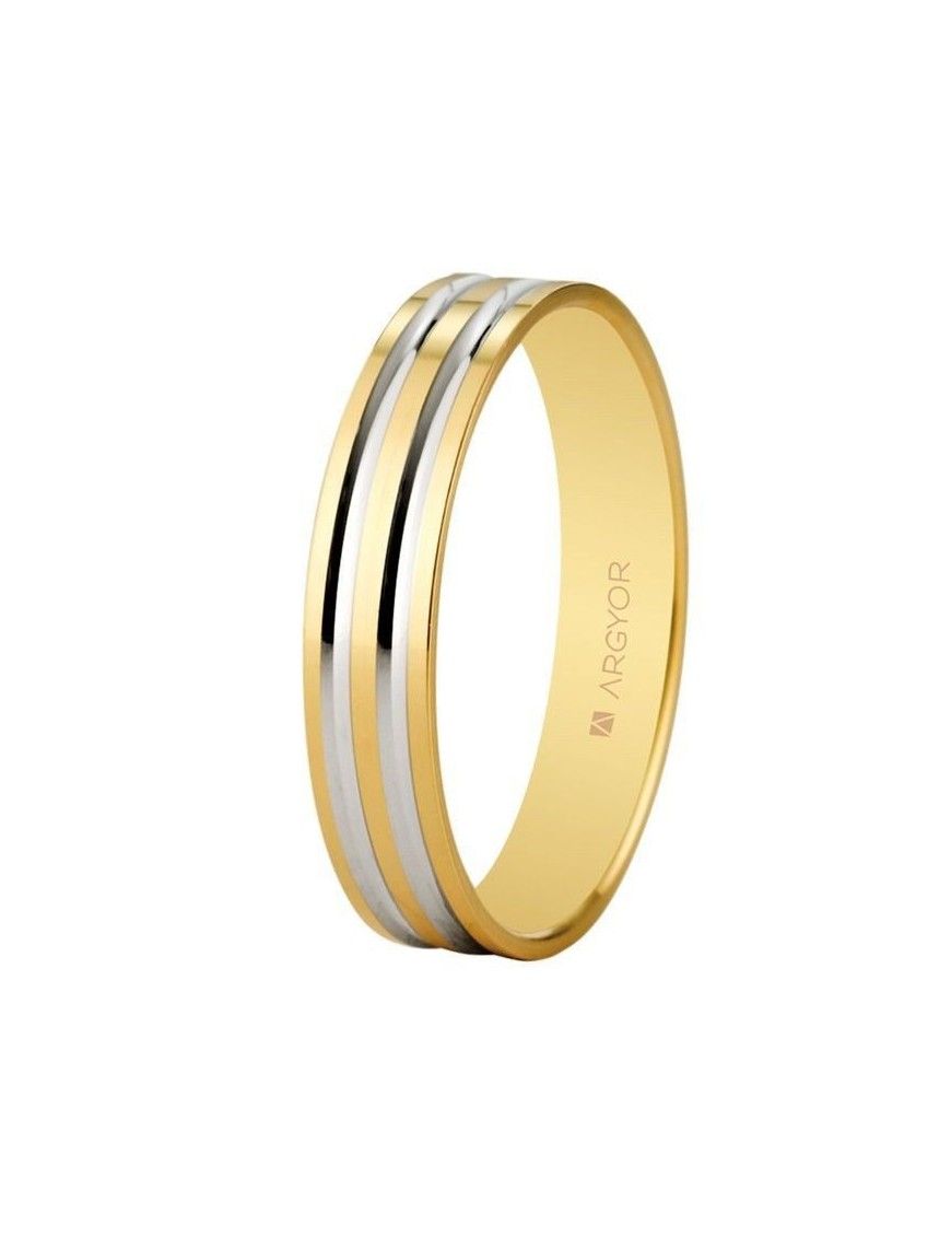 Alianza Oro bicolor 18K 18-5140210R