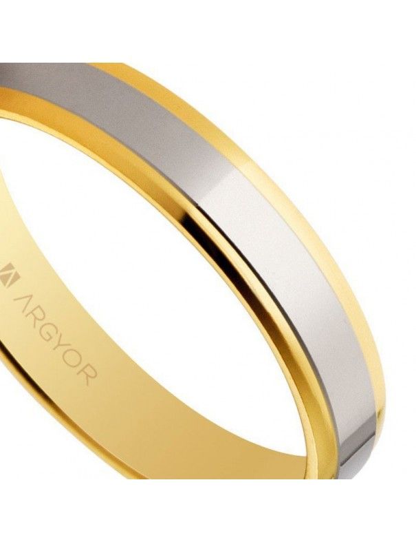 Alianza Oro bicolor 18K 18-5235158