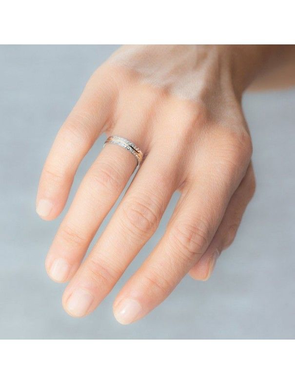 Alianza Oro bicolor 18K 18-5240296