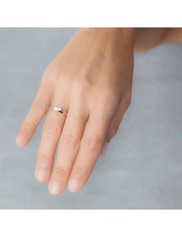 Alianza Oro bicolor 18K 18-5240299