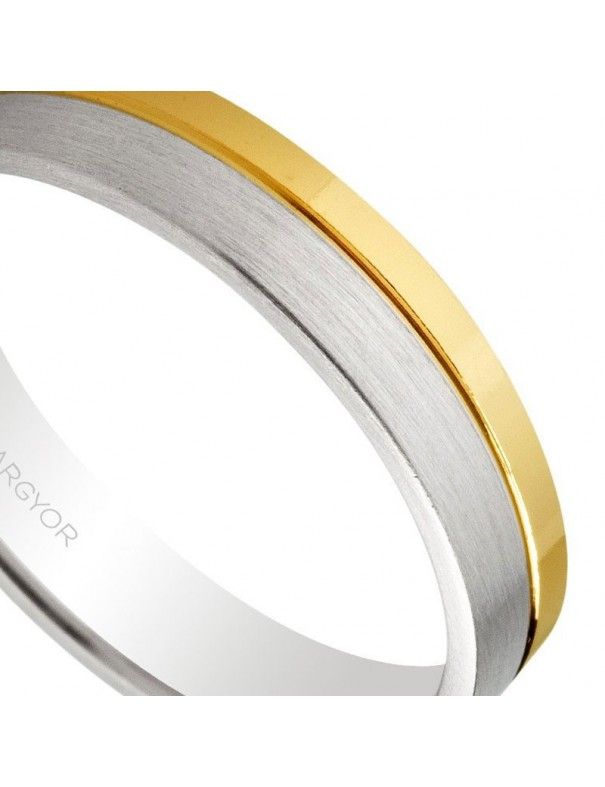 Alianza Oro bicolor 18K 18-5240299