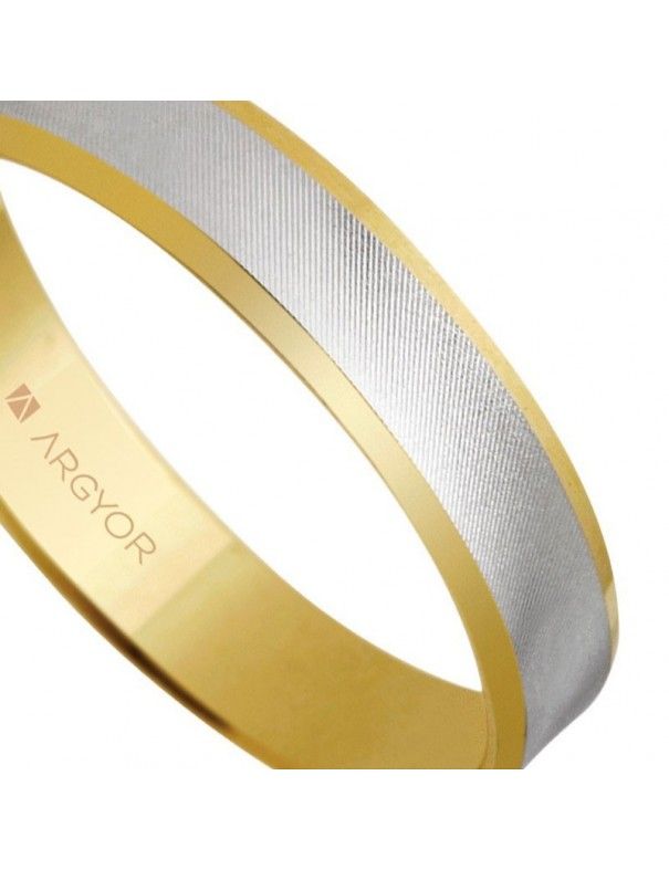 Alianza Oro bicolor 18K 18-5240308
