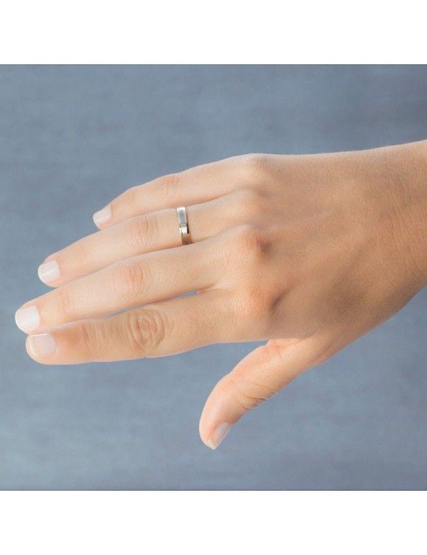 Alianza Oro bicolor 18K 18-5240496