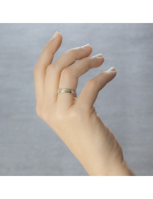 Alianza Oro bicolor 18K 18-5242255