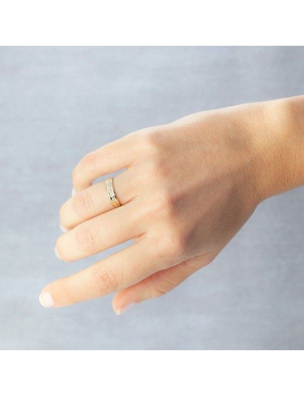 Alianza Oro bicolor 18K 18-5245463