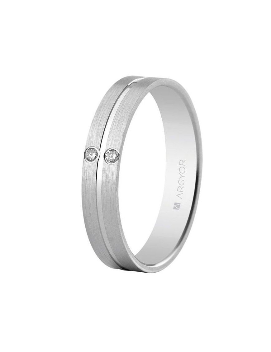 Alianza Oro blanco 18K 18-554B2494