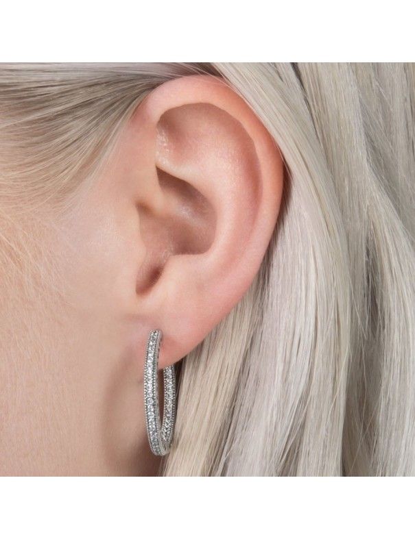 Pendientes Pandora Plata Corazones 296319CZ