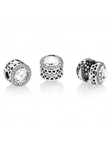 Charm Pandora Plata Corazones 796239CZ