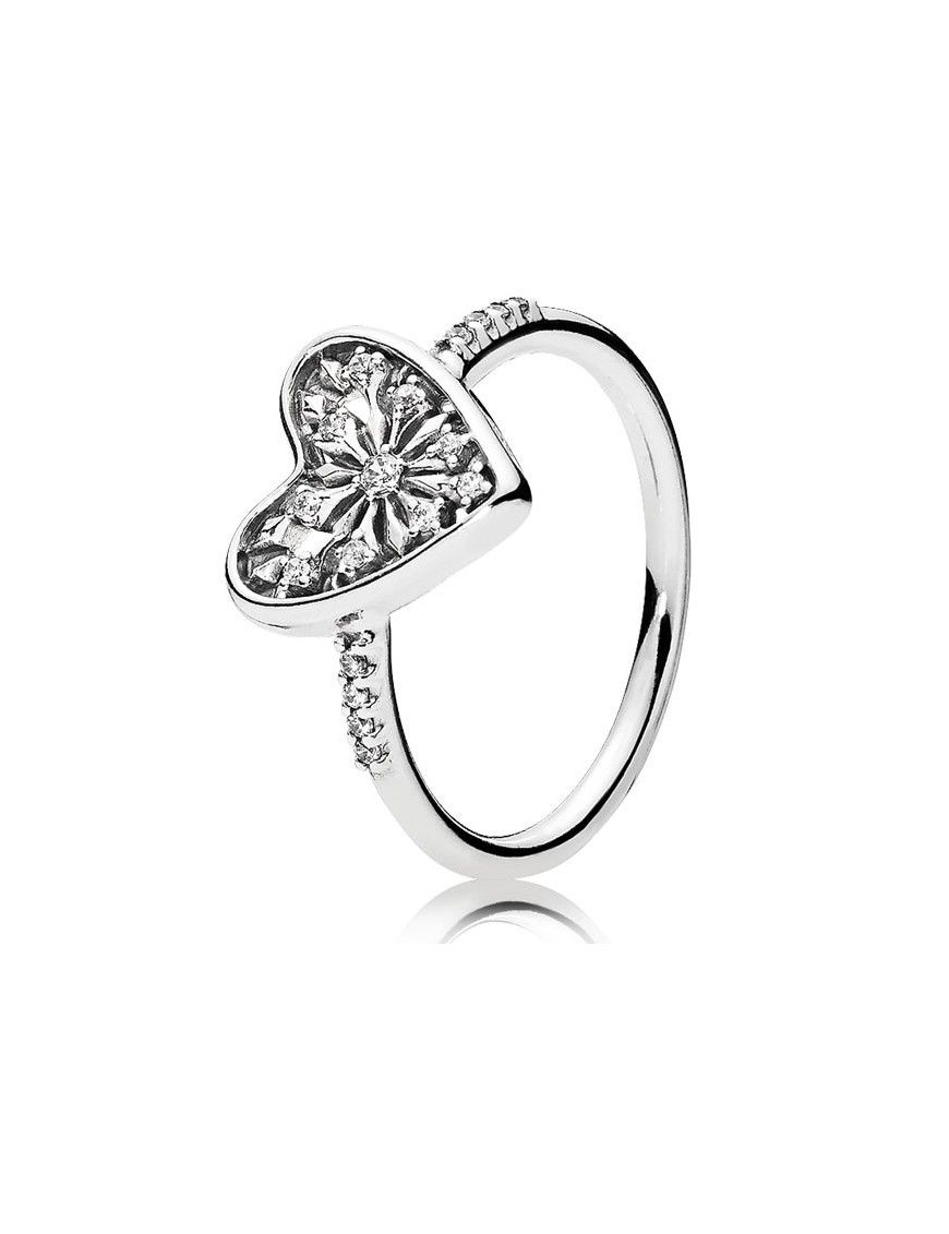 Anillo Pandora Plata corazón 196371CZ-54