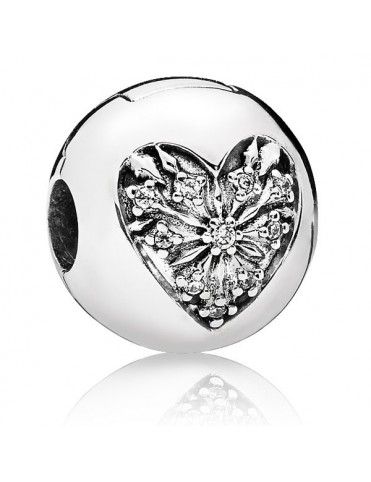 Charm Clip Pandora Plata Corazón 796388CZ